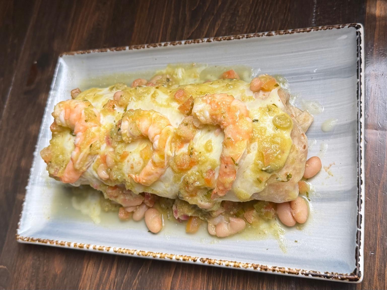 Shrimp Burrito.