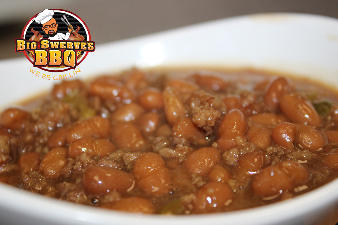 Mean Beans- (Ground Beef and Baked Beans).