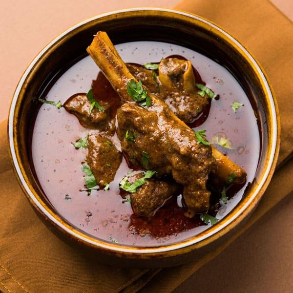 Kadai Goat (Bone-In) (With Rice).