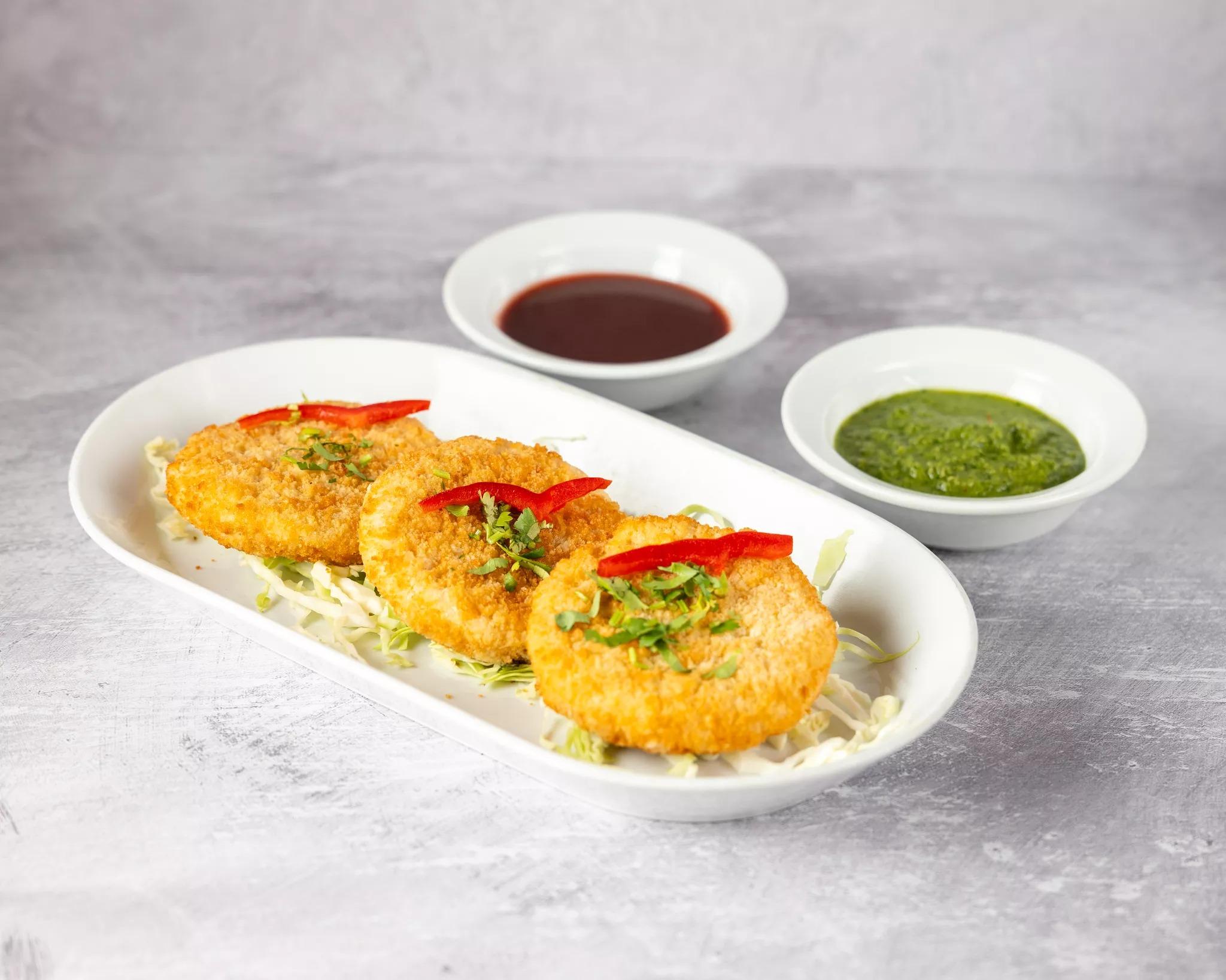 Crab And Cakes.