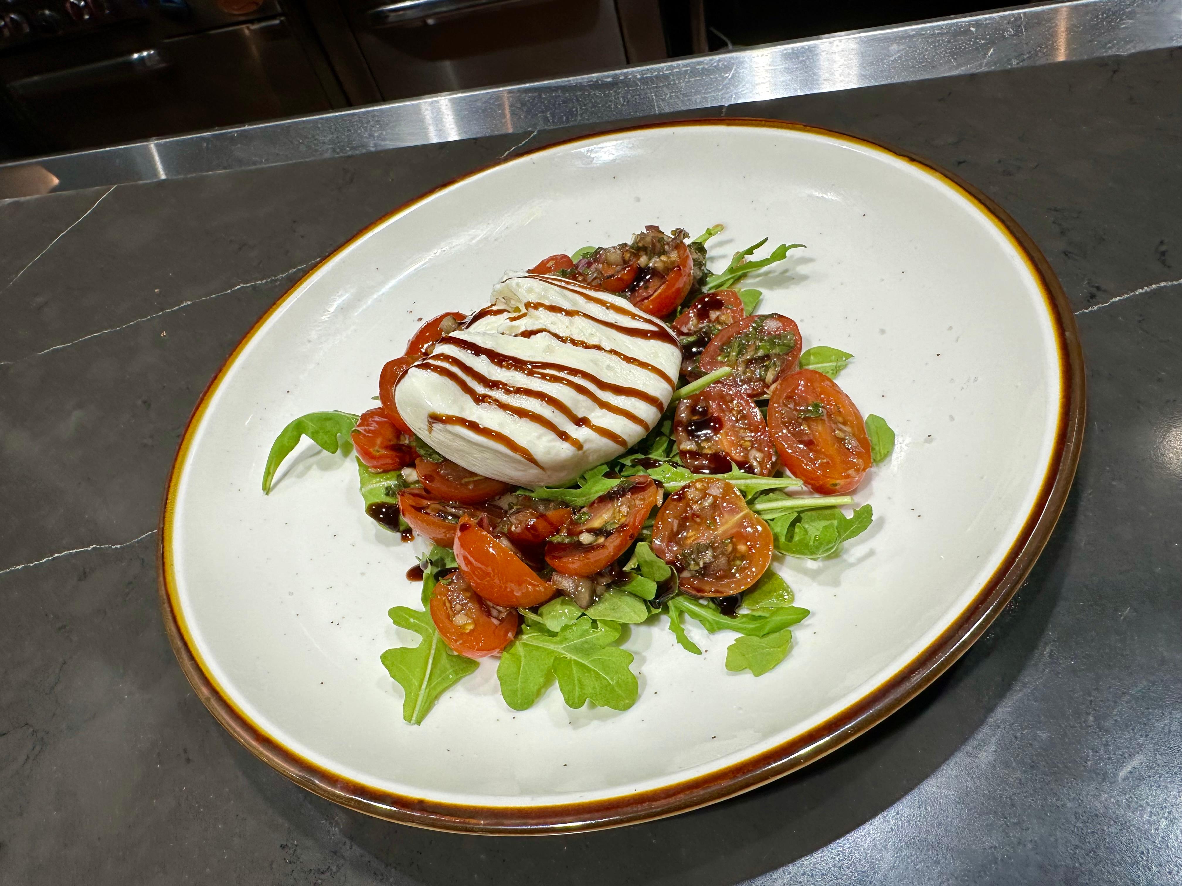 Burrata Caprese.