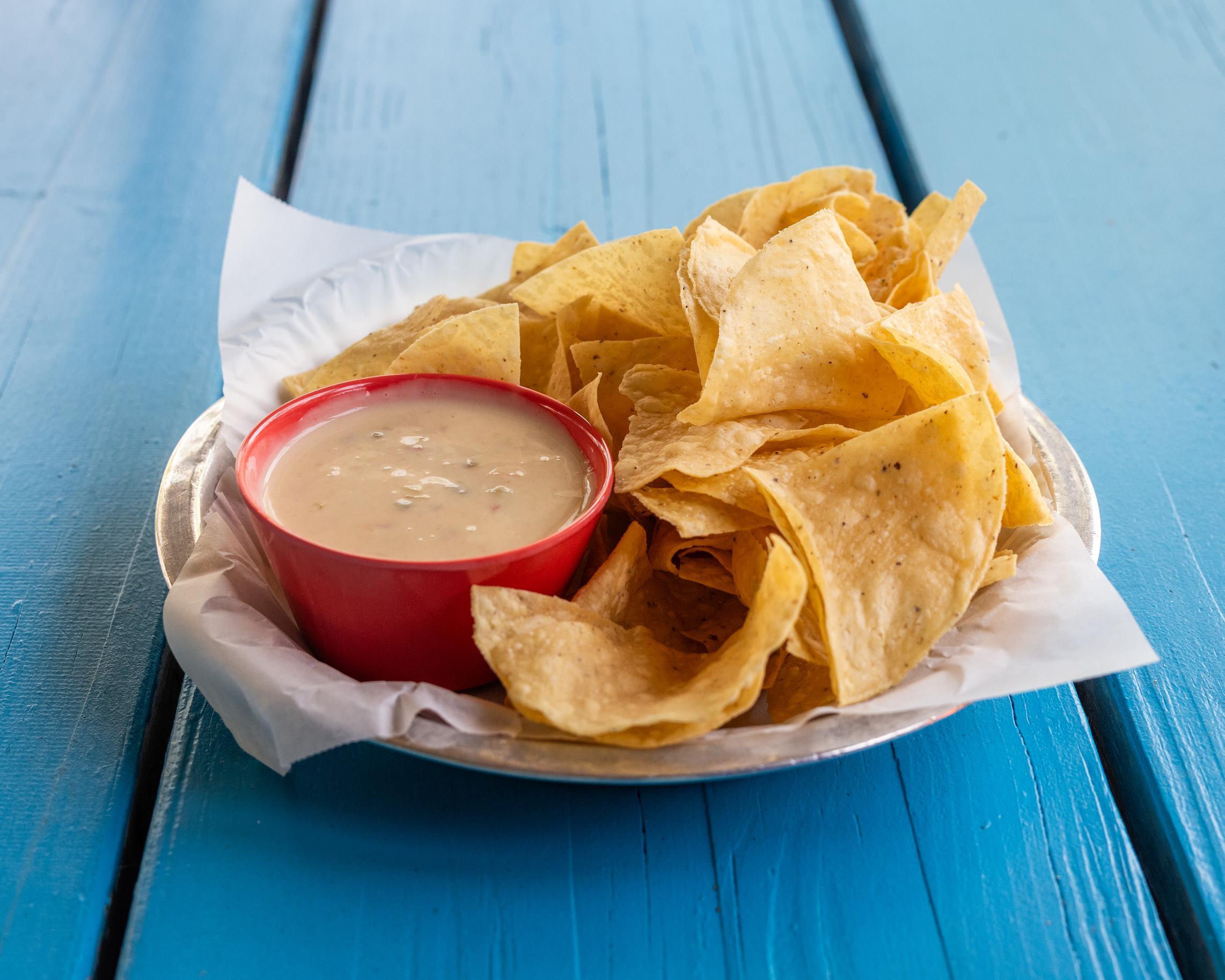 Chips and Queso.