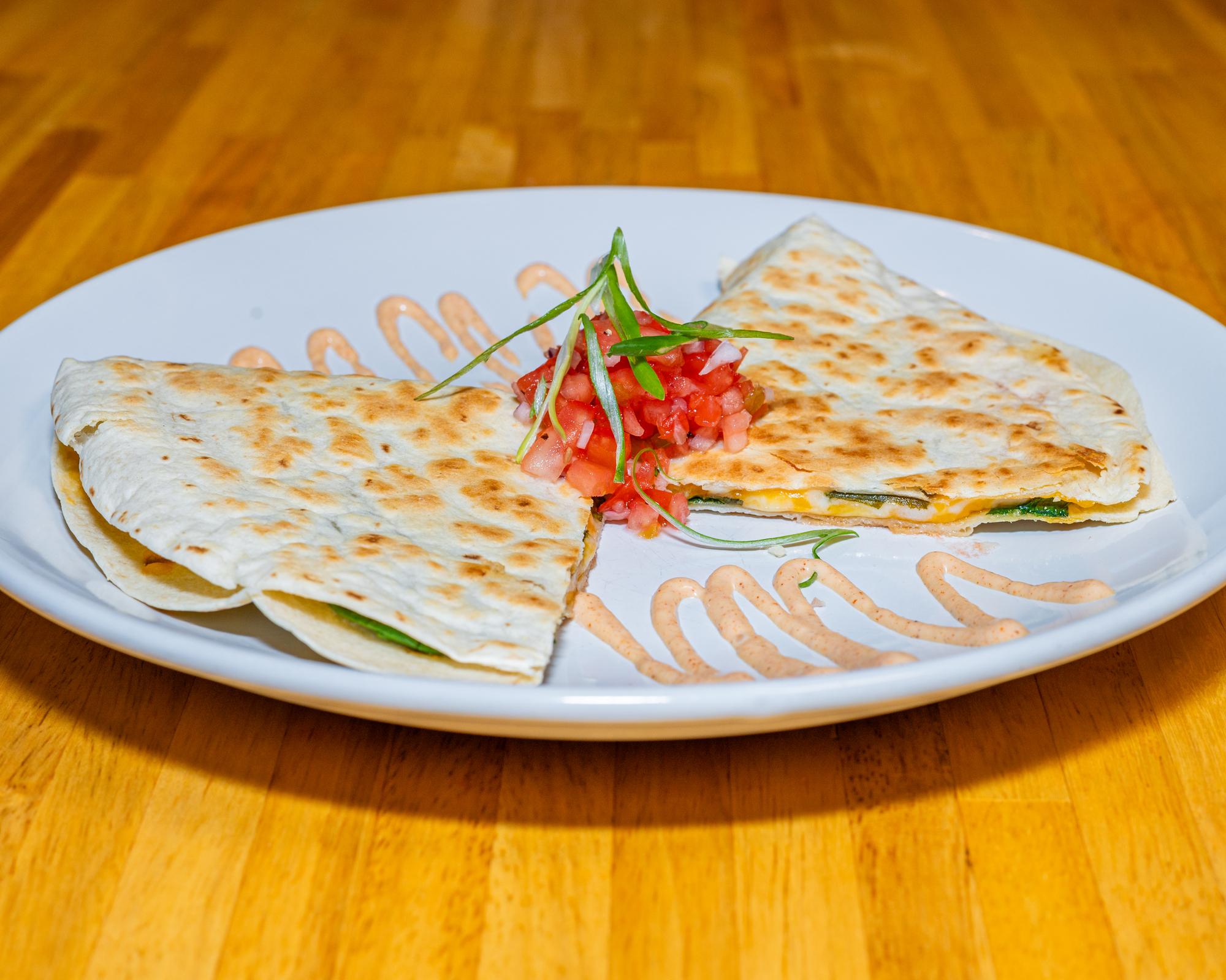 Crab Quesadilla.