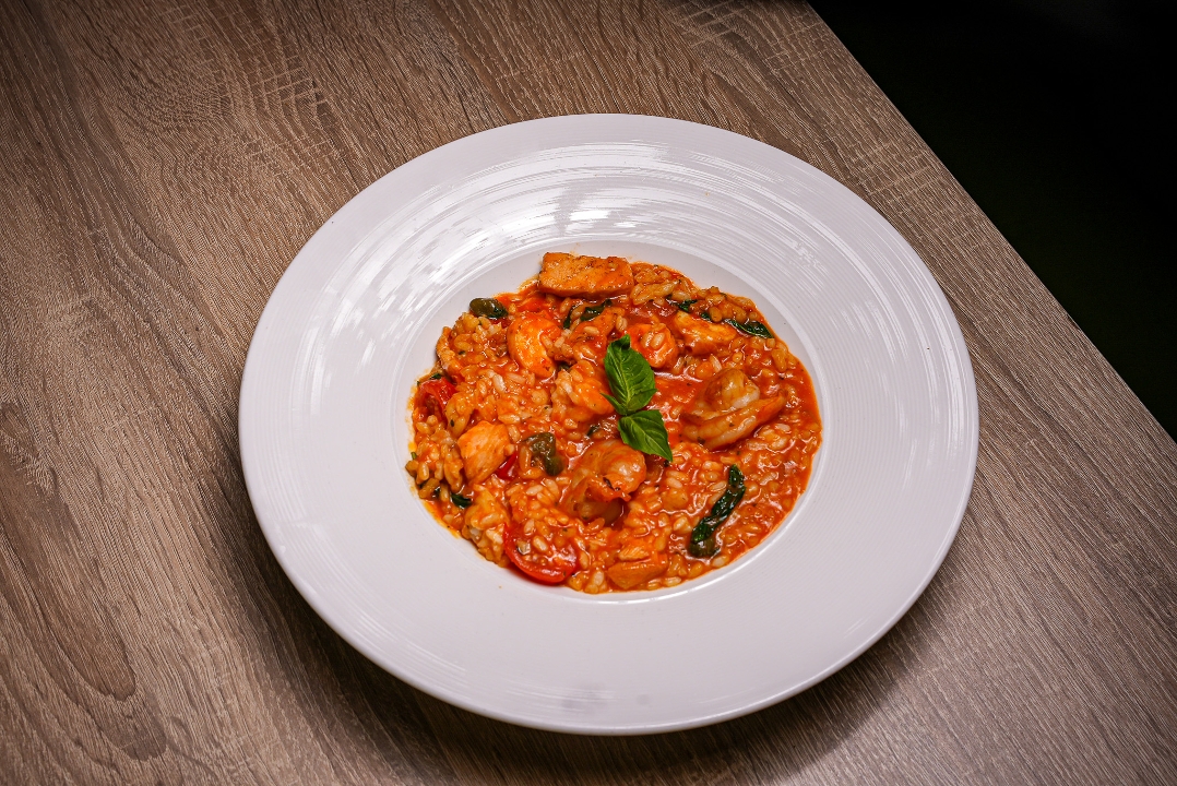 Seafood Risotto.
