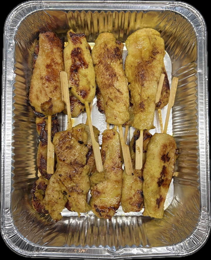 Chicken Satay (15 sticks).