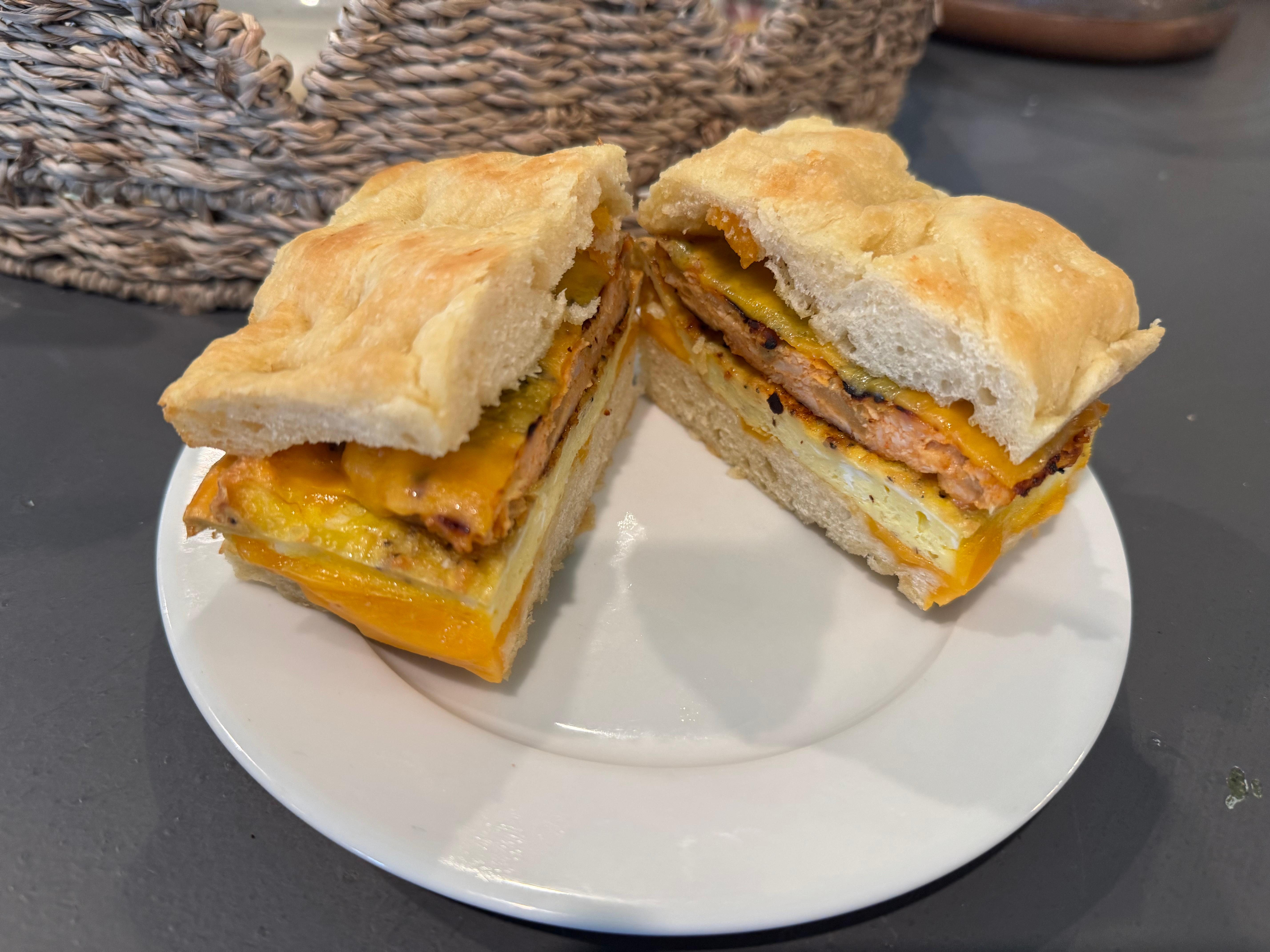 Breakfast Sandwich.