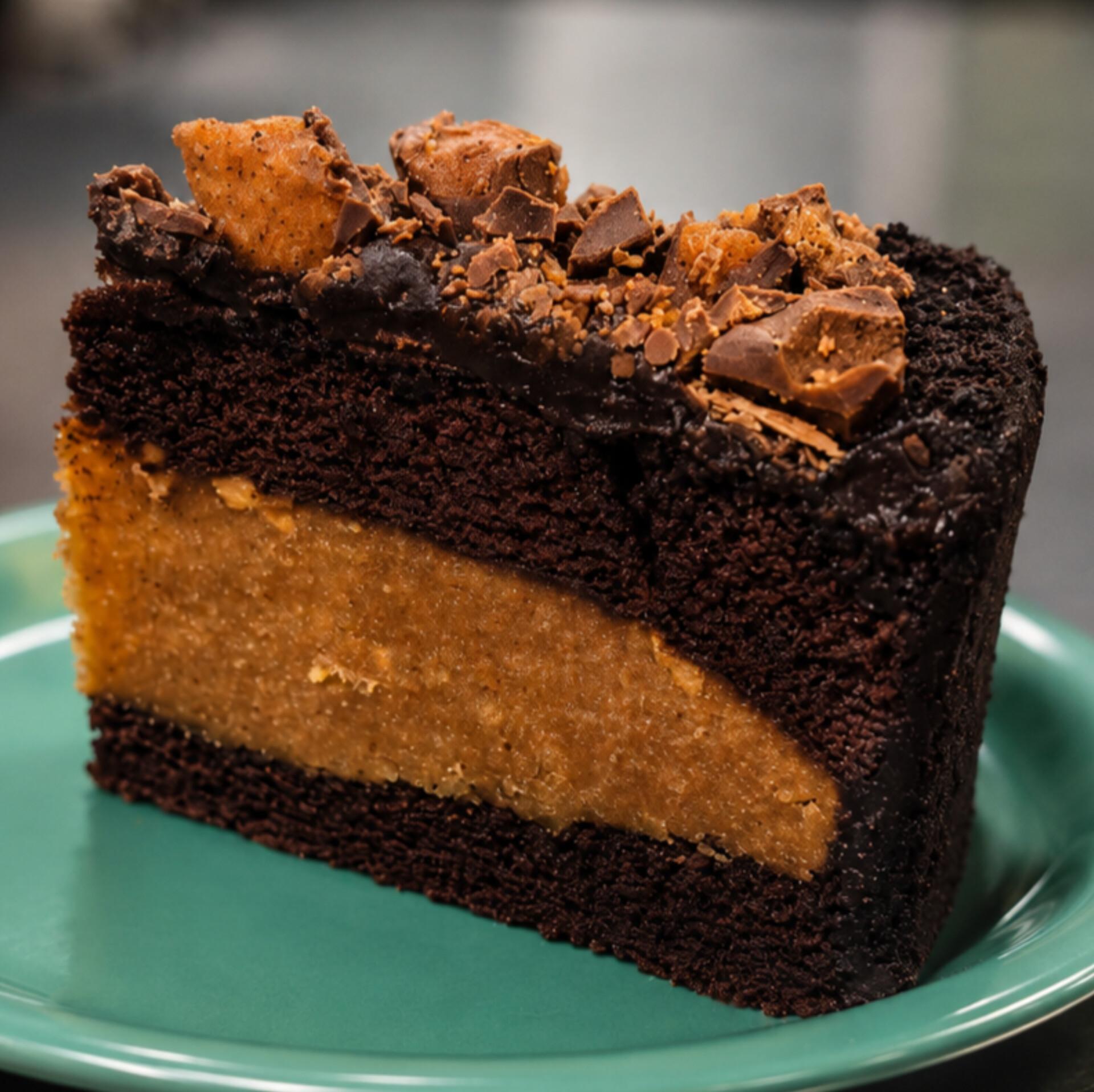 Chocolate Peanut Butter Cake.