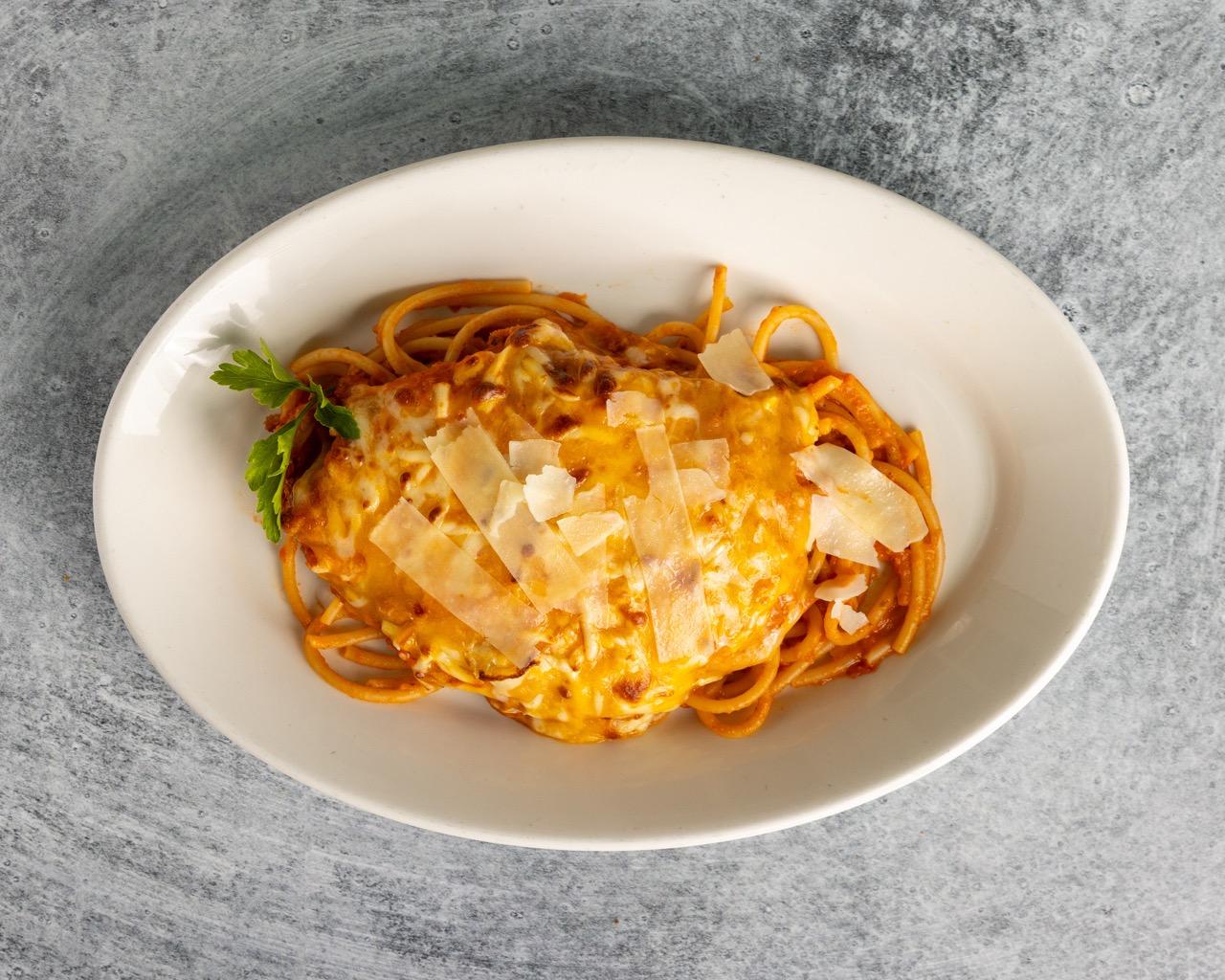 Classic Chicken Parmesan.