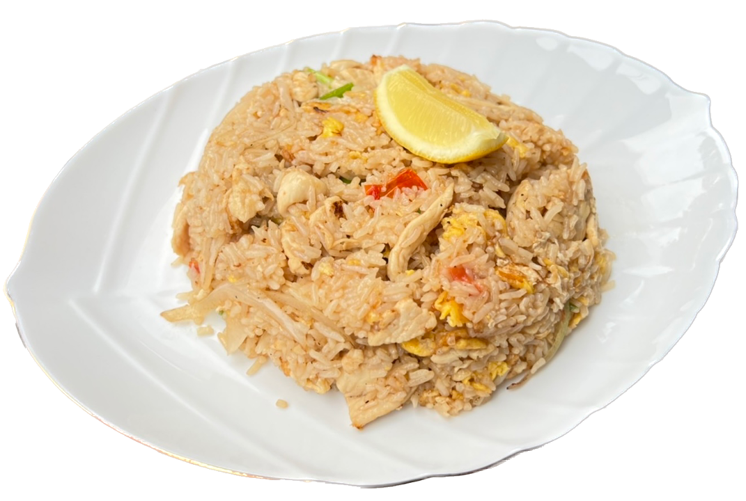 Thai Fried Rice (L).