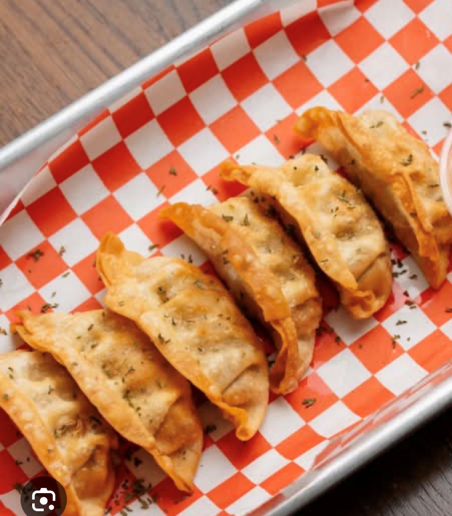 Fried Potstickers (7) (Vegetarian).