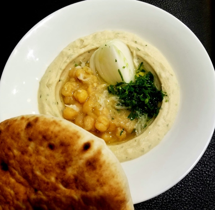 Hummus and Chickpeas.