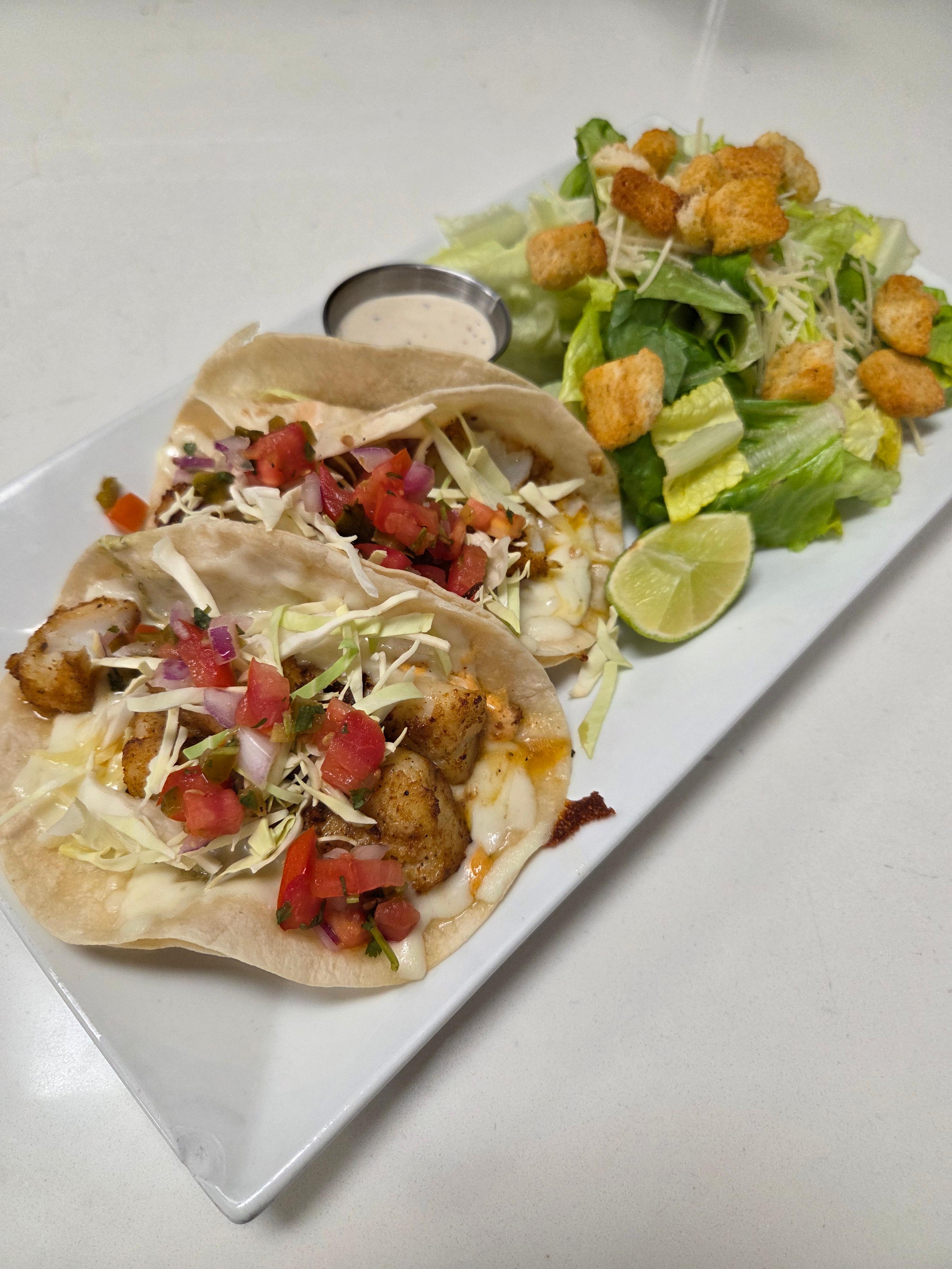 Fish Tacos.