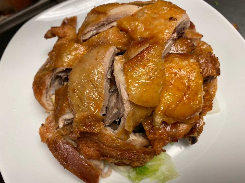 炸子鸡 21.Crispy Skin Roast Chicken.