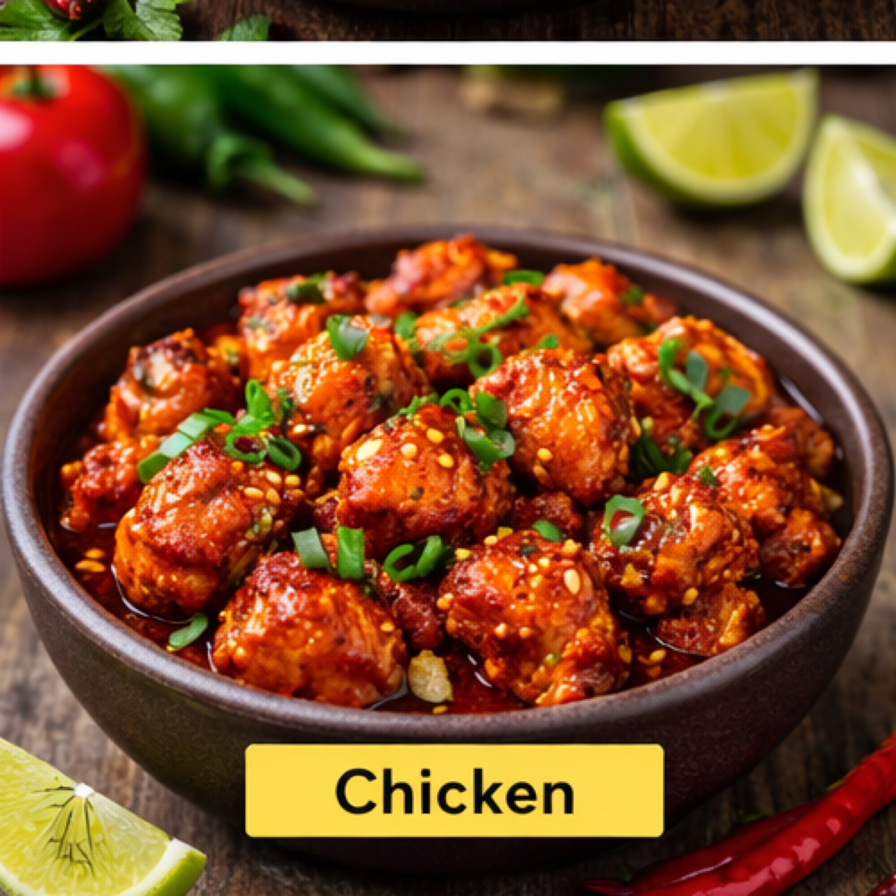 Velluli Karam Chicken.