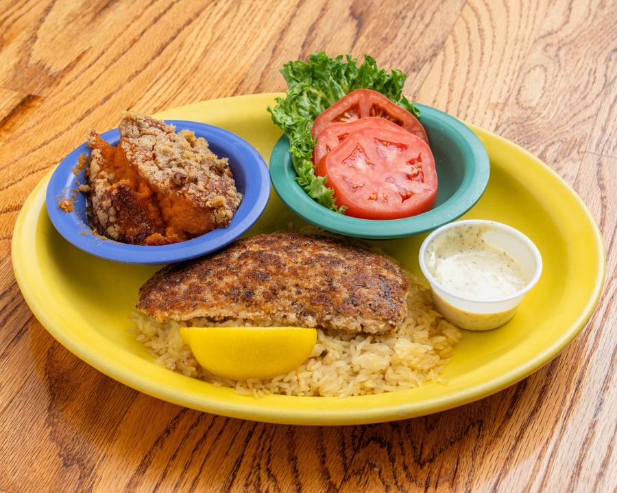 Pecan Crusted Tilapia.
