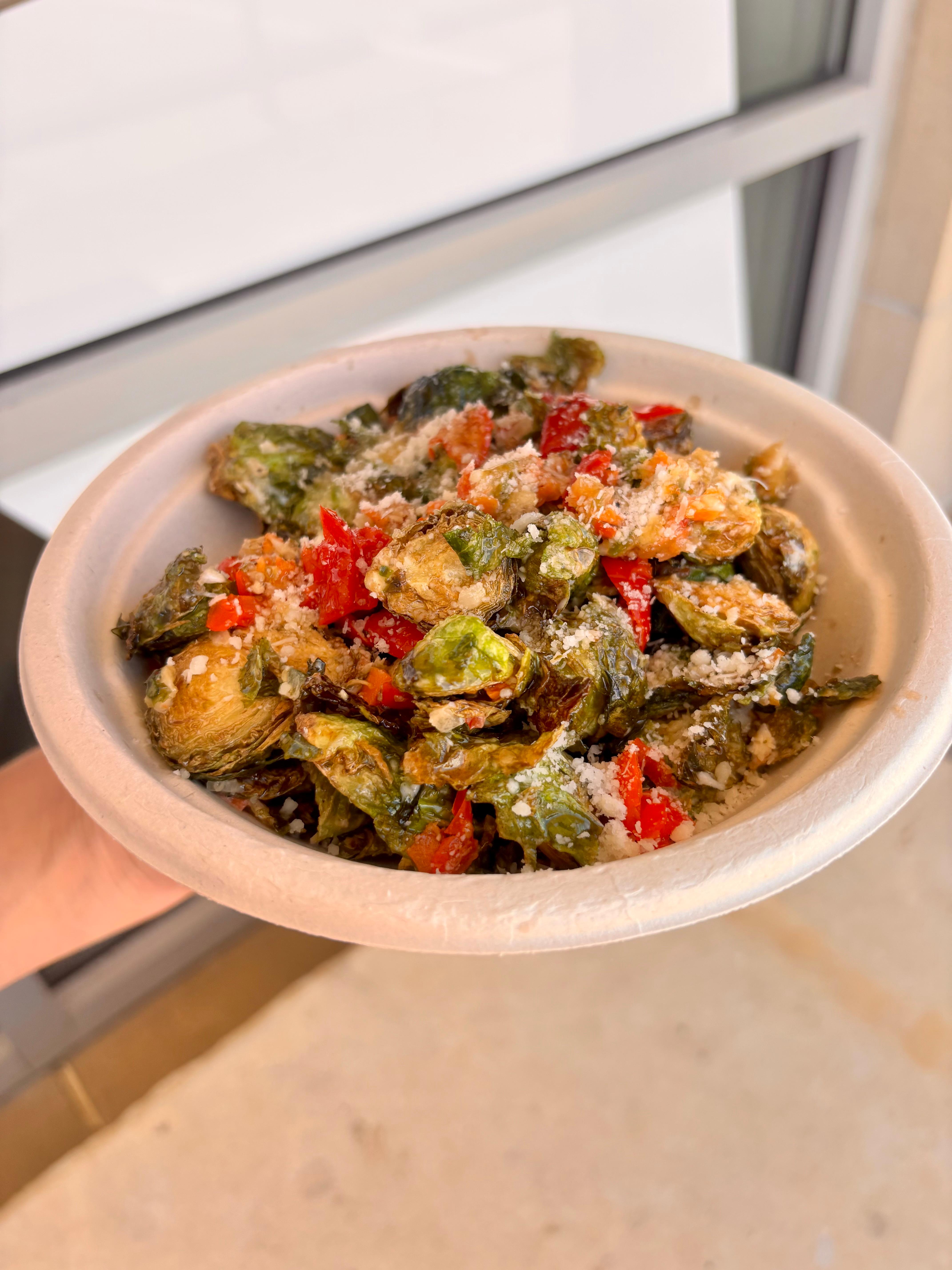 Fried Brussels Sprouts.