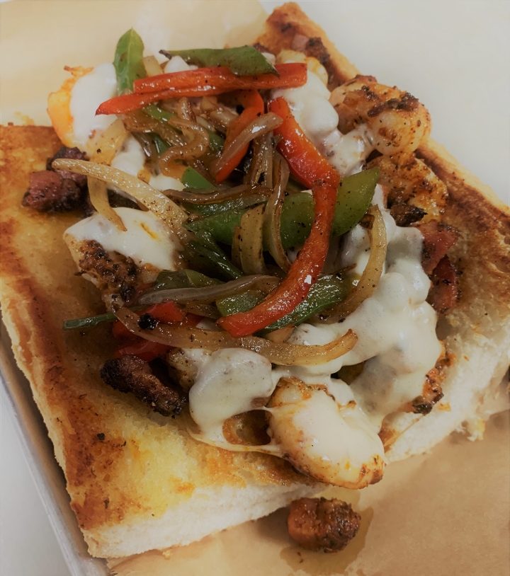 Shrimp & Tasso Philly.