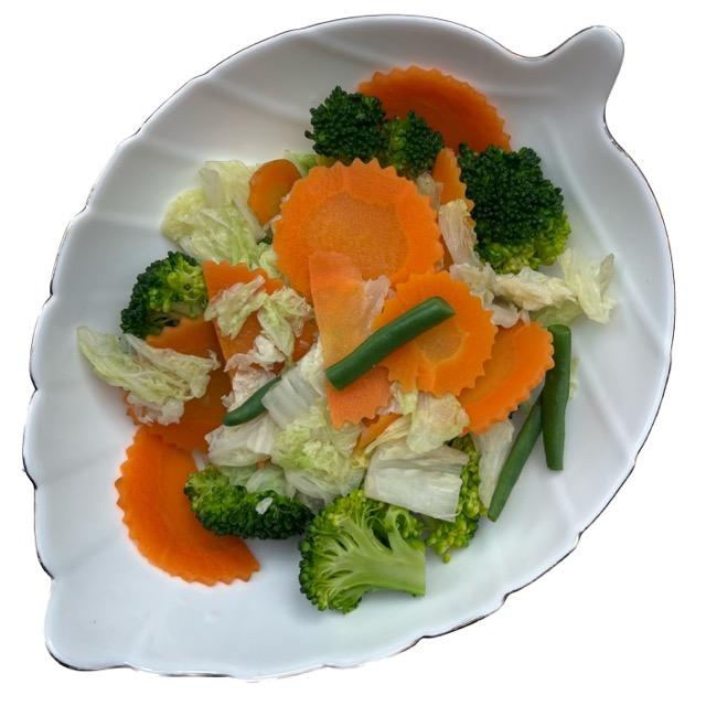 Steamed Vegetables.