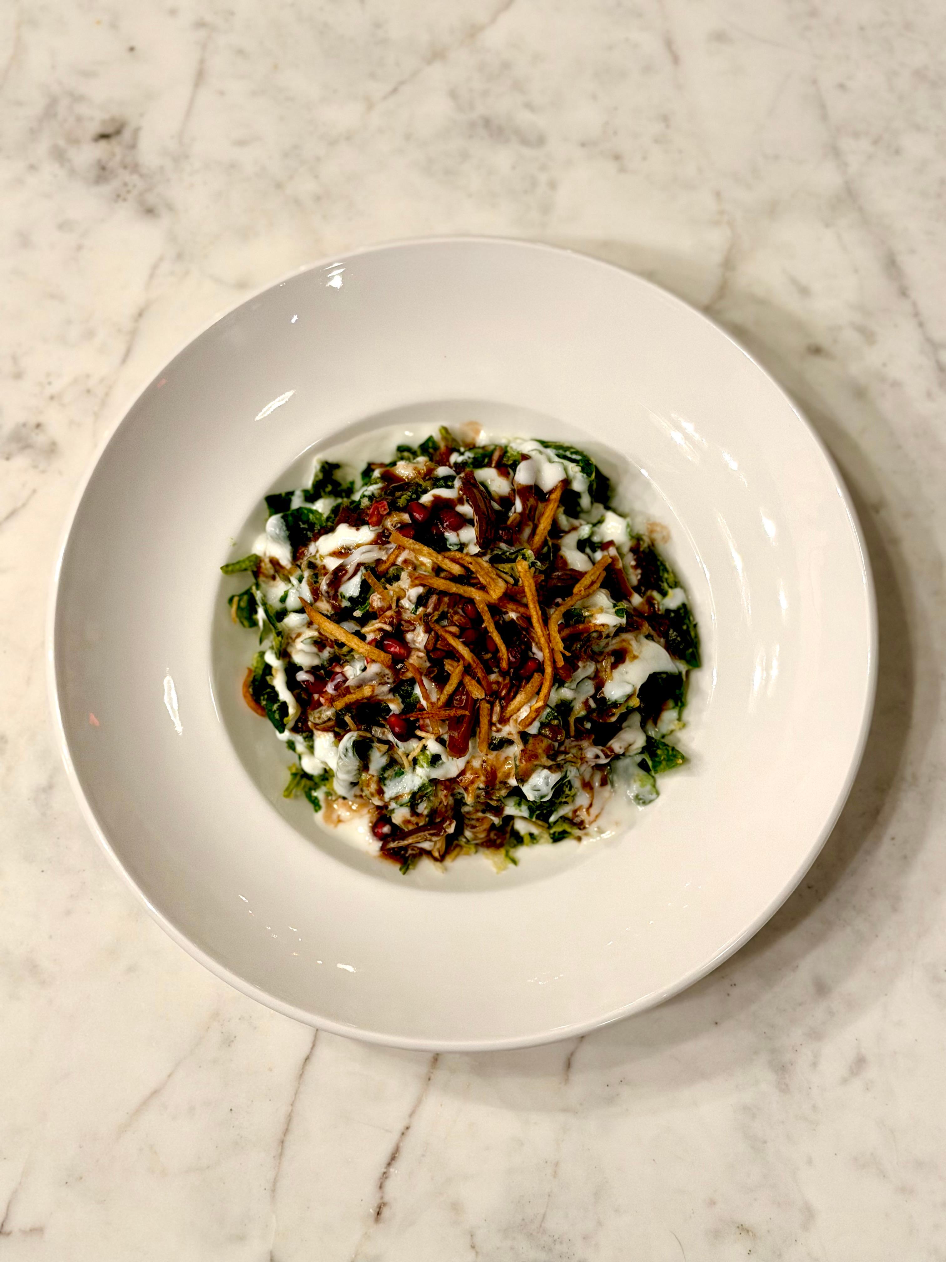 CRISPY KALE CHAT.