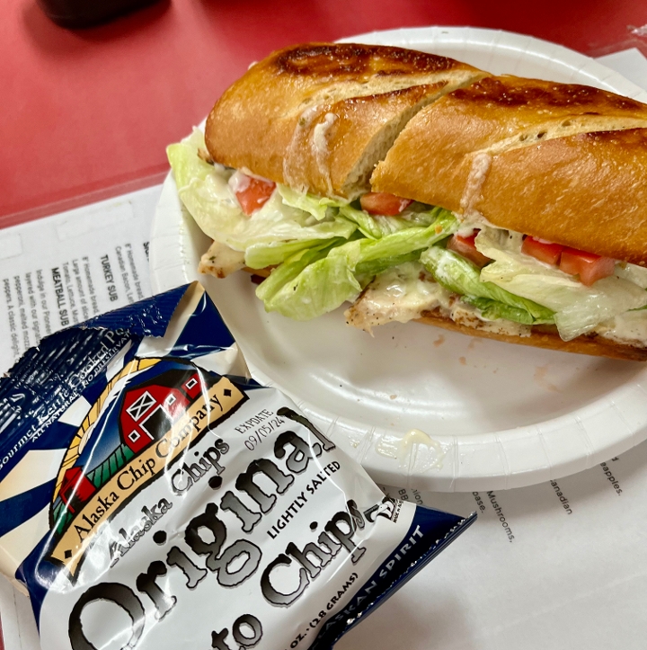 Chicken Bacon Ranch Sub.
