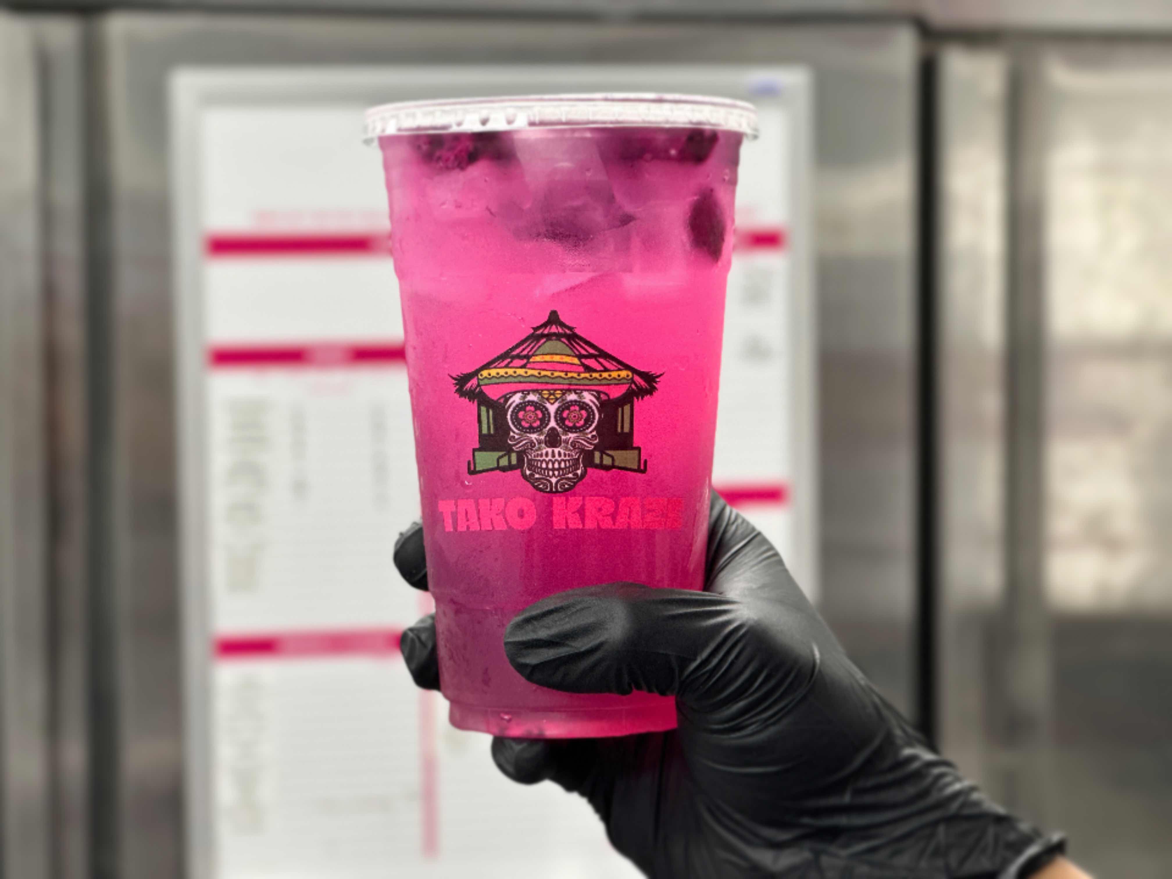 Dragonfruit Agave Limeade.