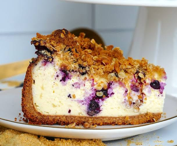 Blueberry Lemon Cheesecake.