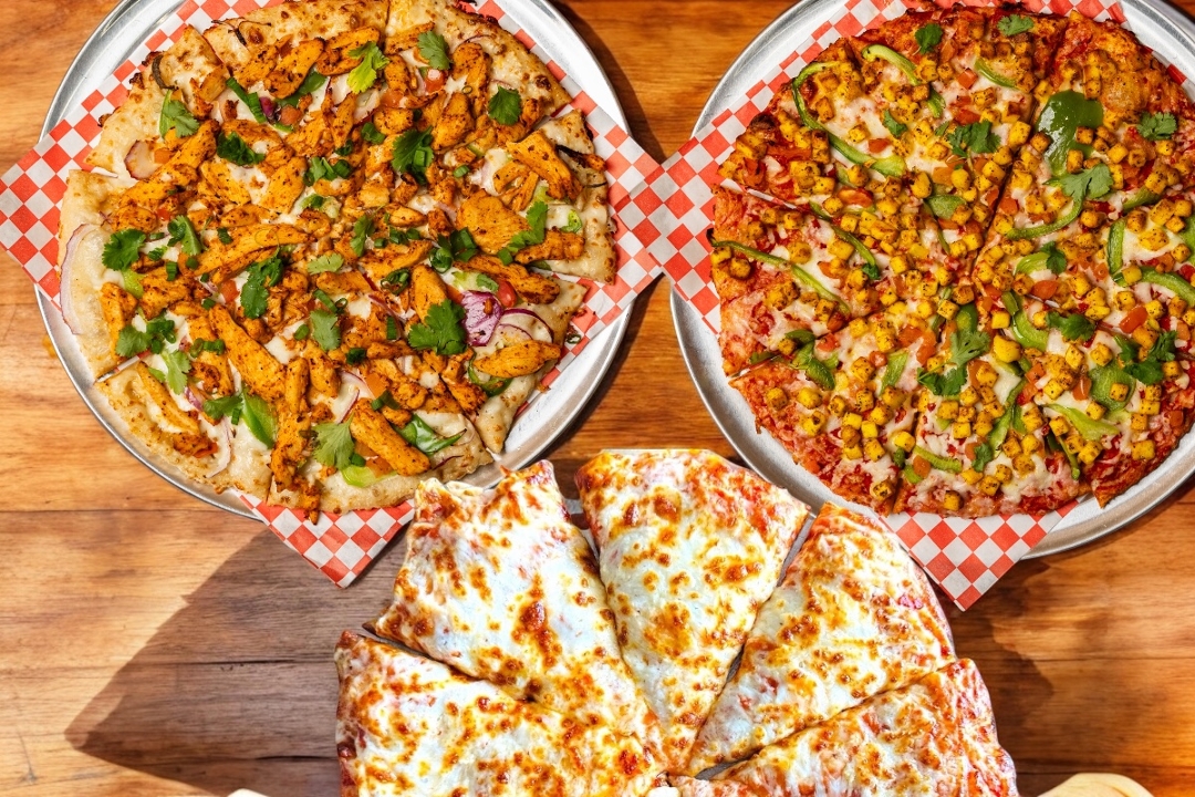 #4 Family Kids Feast - 2 Large Specialty Pizza and Get 1 Small Cheese Pizza Free.