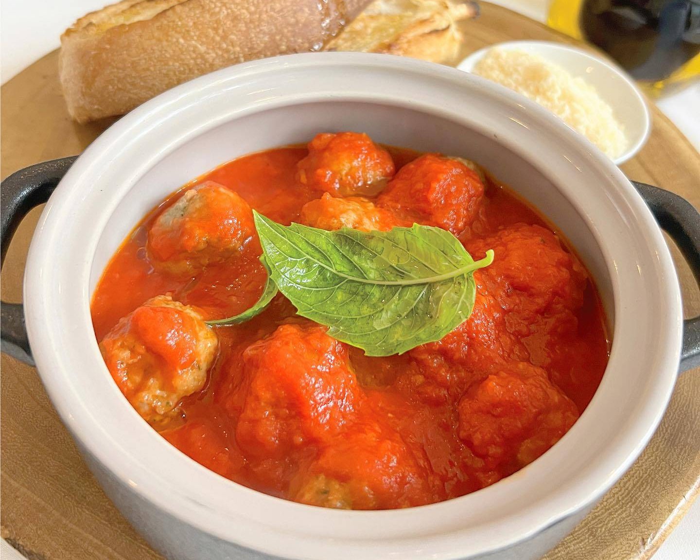 Vegan Meatball Appetizer.