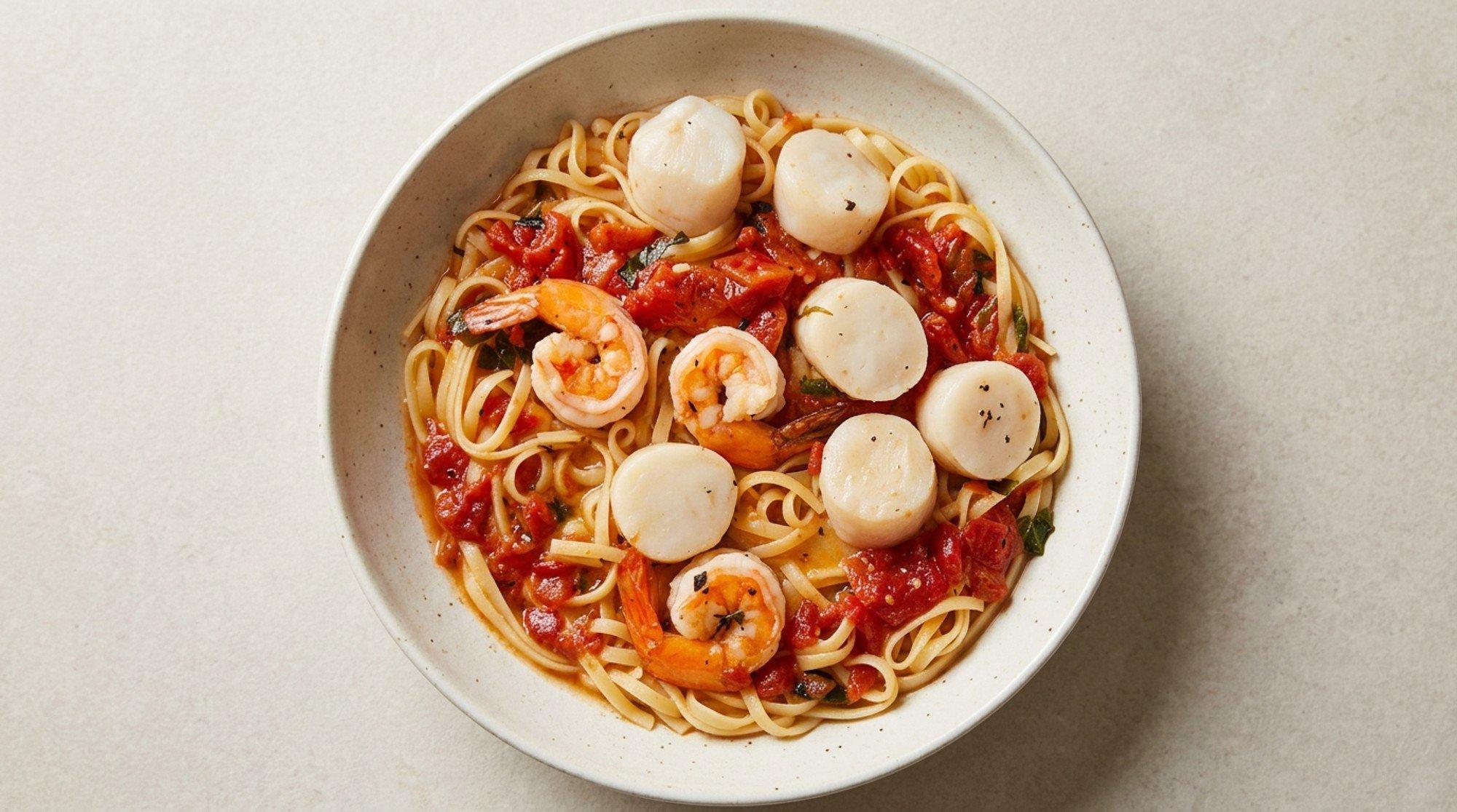 Shrimp and Scallops Paisano.