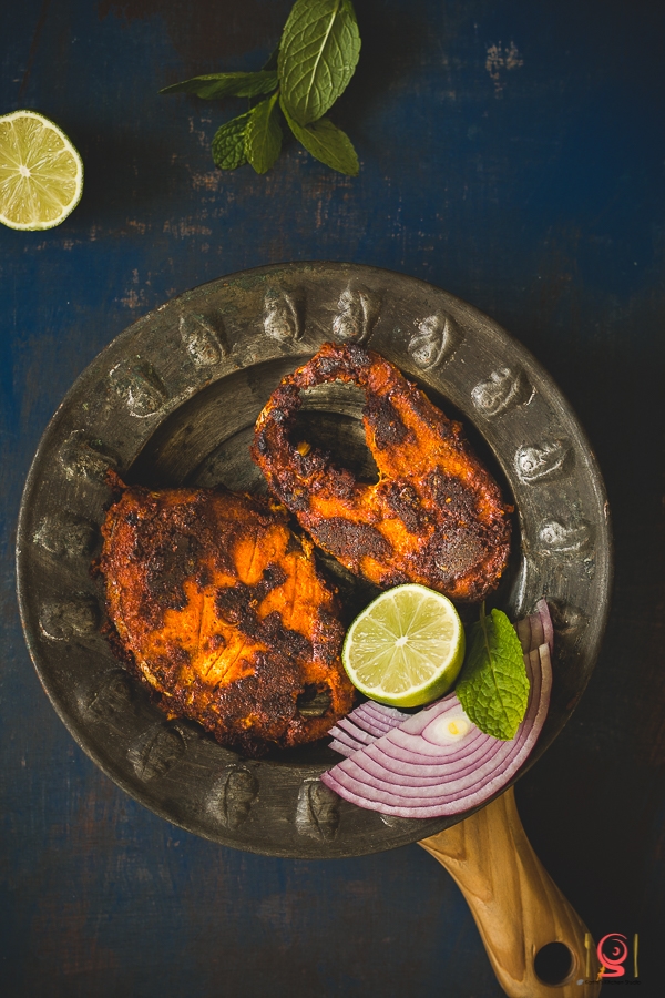 Madhurai Vanjaram Tawa Fry (King Fish).