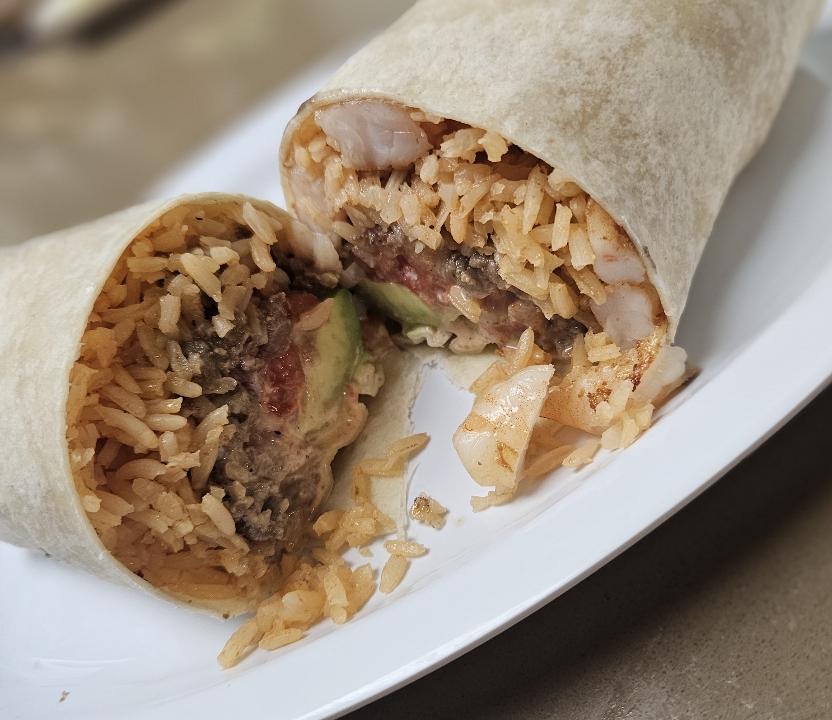 Surf & Turf Burrito.