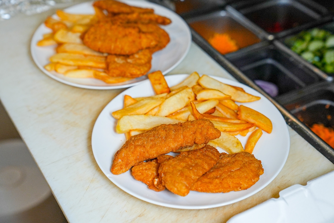 Half Tray Chicken Tenders.