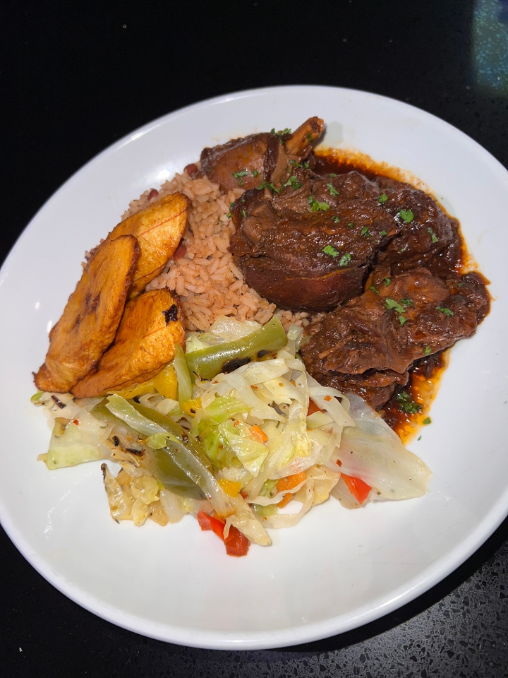 Brown Stew Chicken.