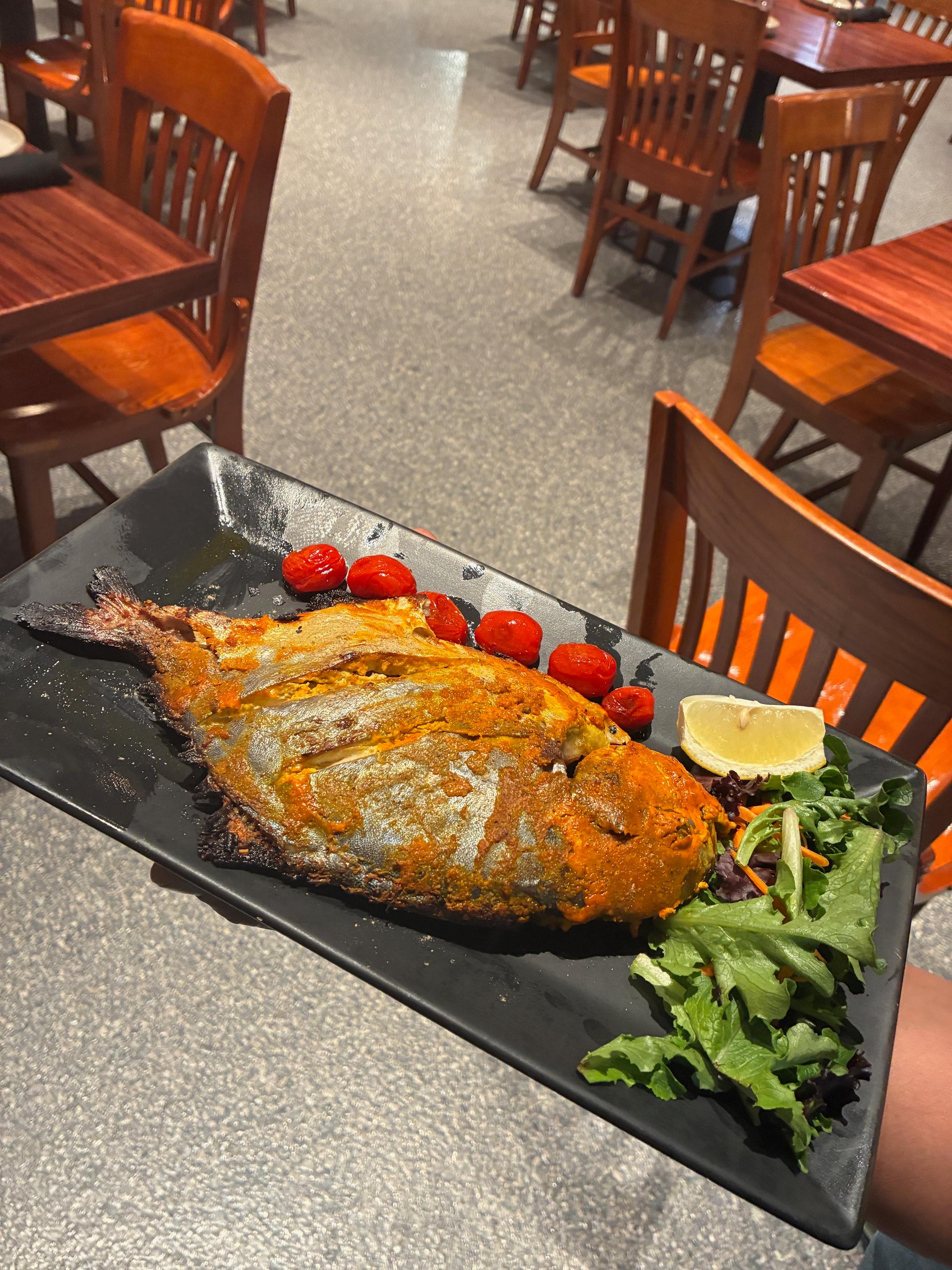 Tandoori Pomfret.