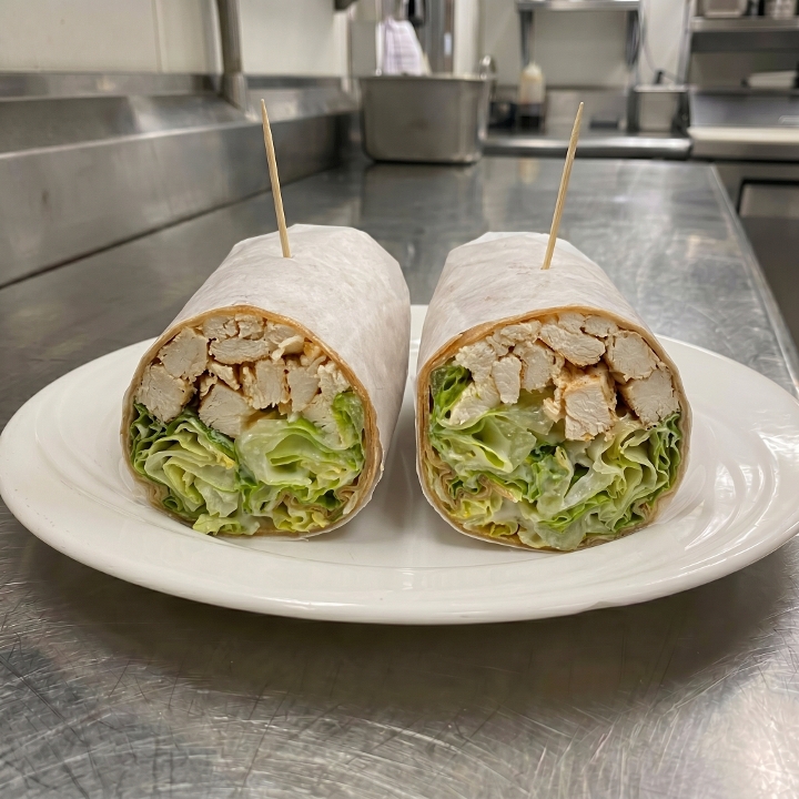 Grilled Chicken Caesar Wrap.