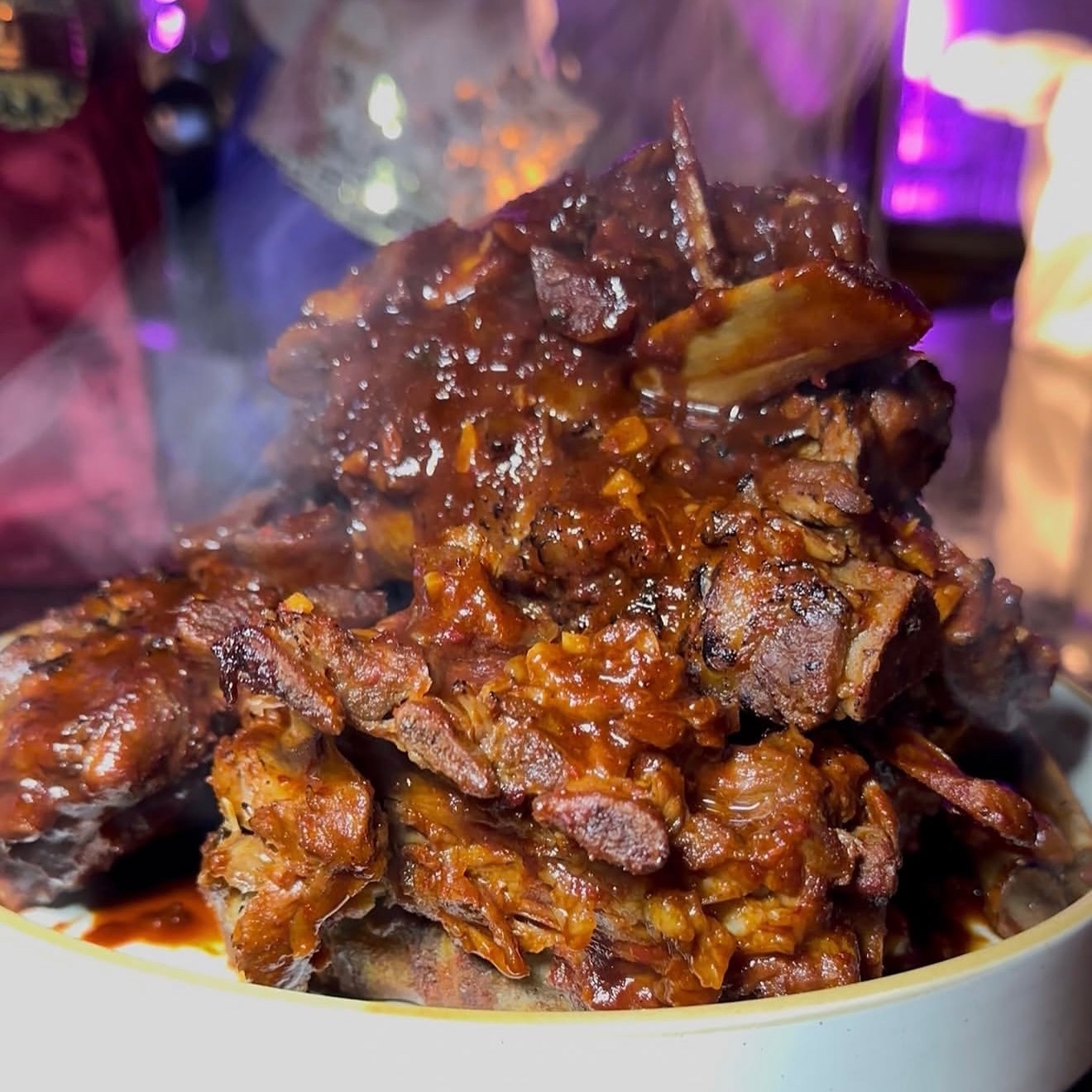 SPICY BBQ Pork Bone 뼈구이.