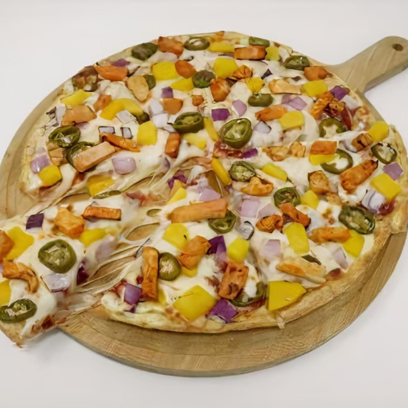 Detroit Mango Habanero Pizza.