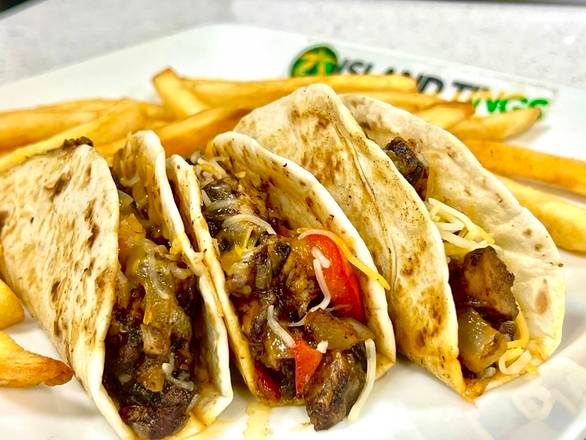 Jerk Chicken Tacos bogo.