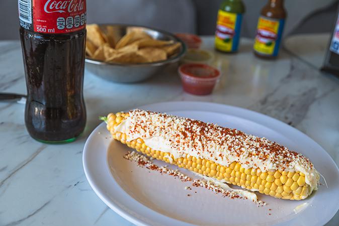Elote (Corn On the cob).