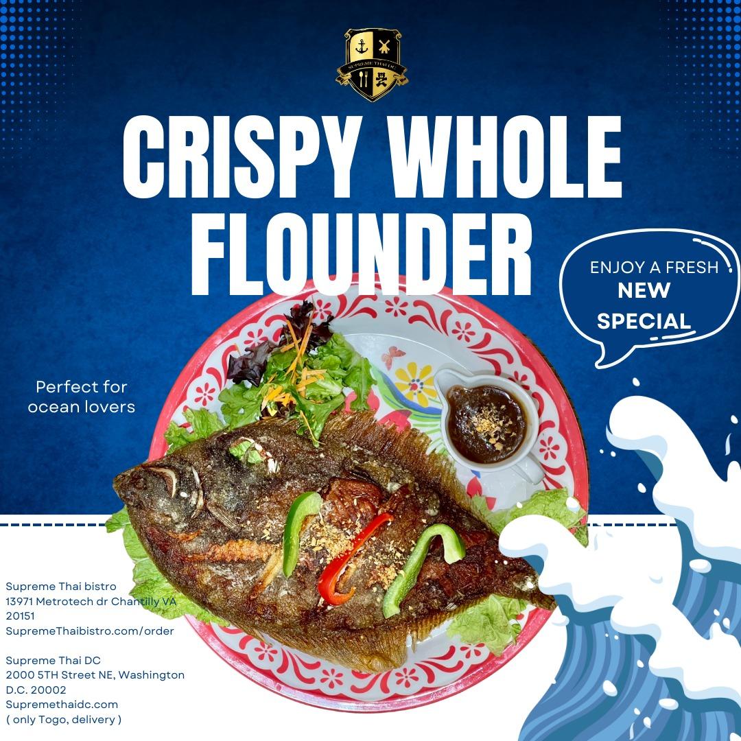 Whole founder fish.