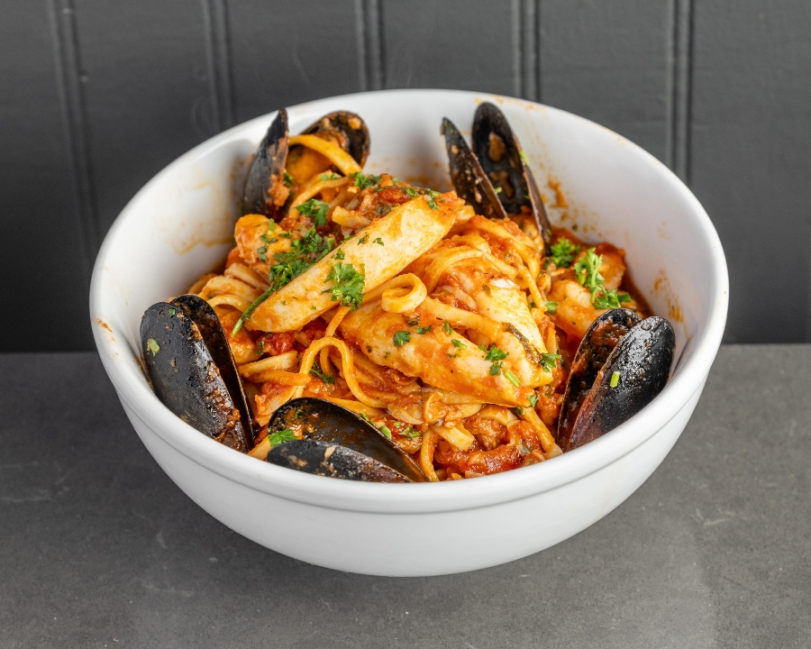 Seafood Linguine.