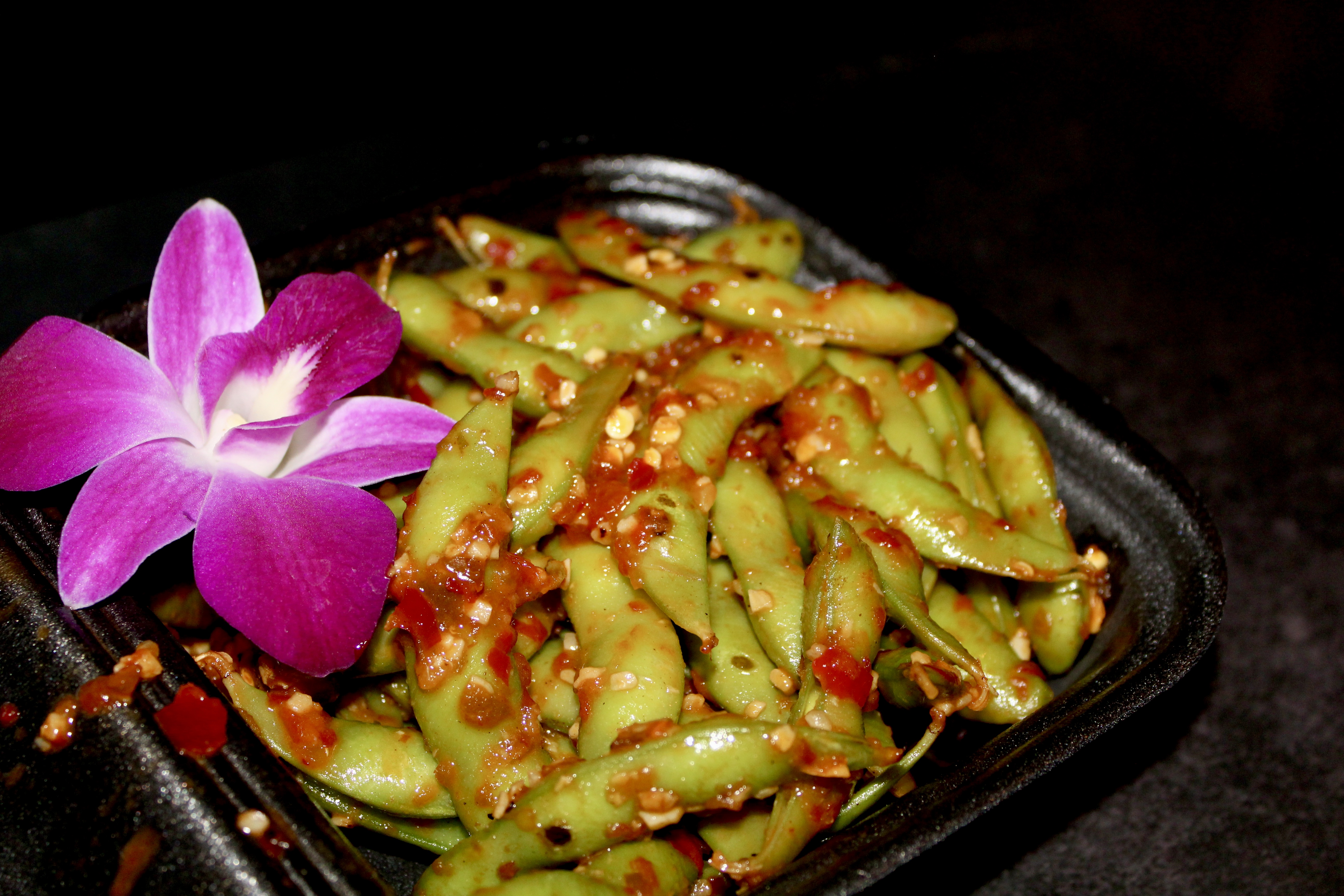 Spicy Edamame.