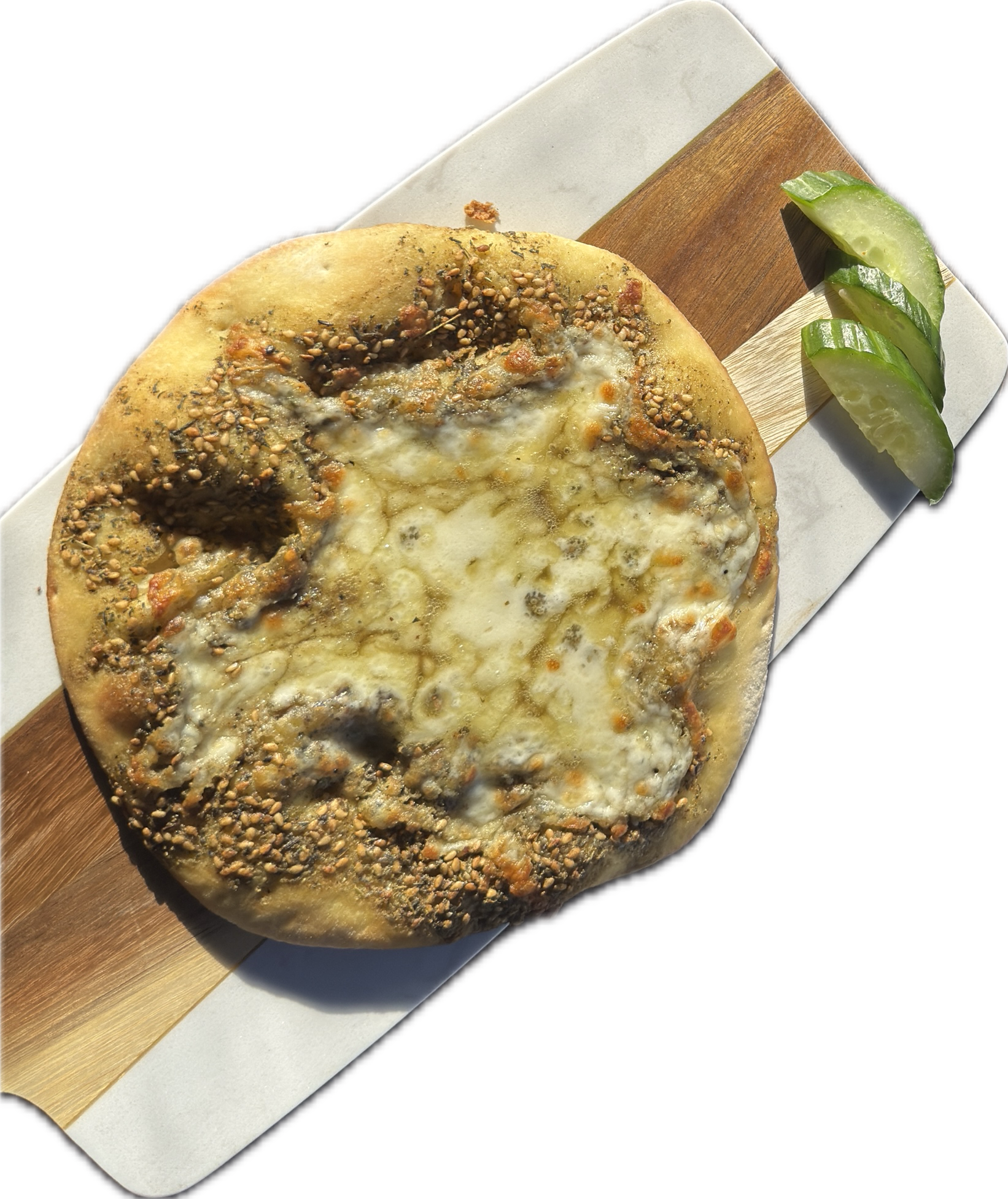 Cheese & Za'atar Mini Pie.