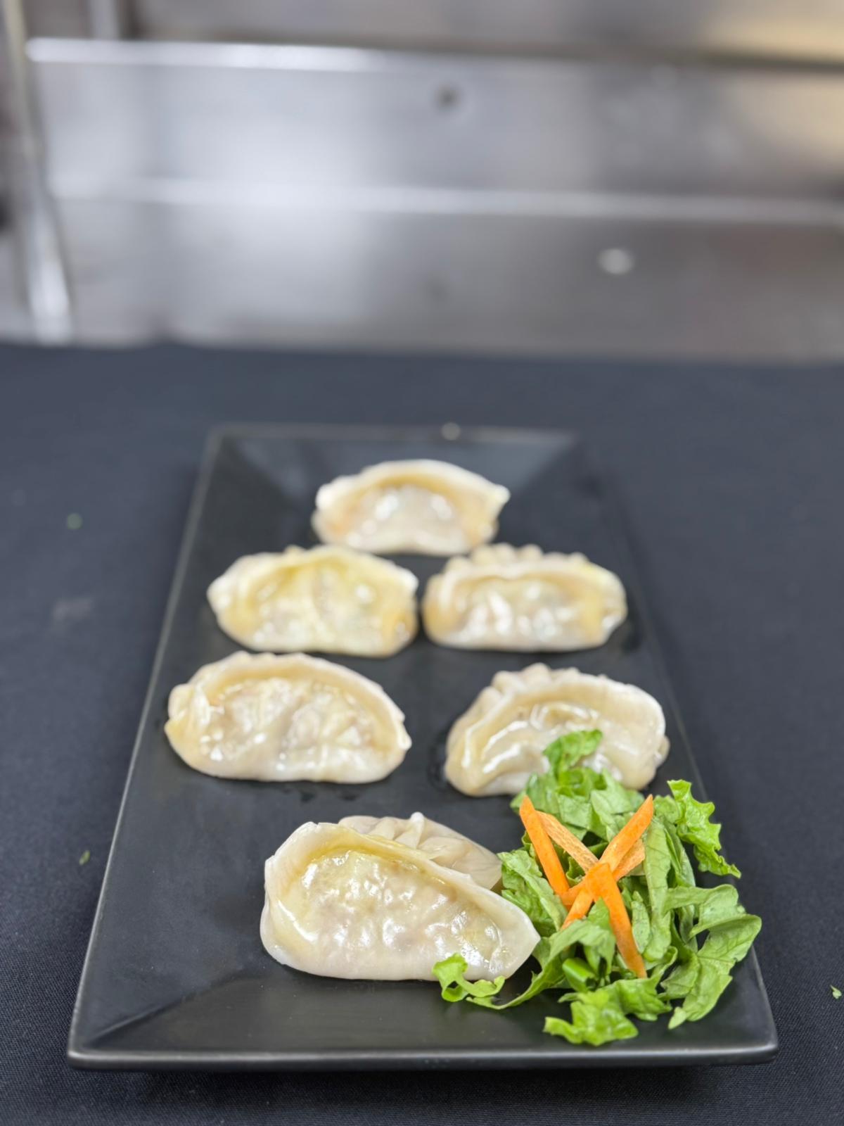 Kathmandu Veg Momo (vegan).