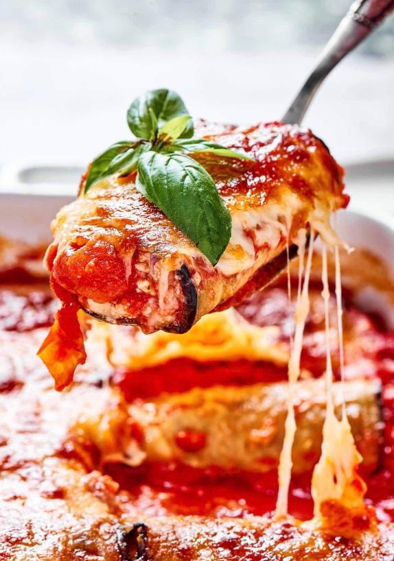 EGGPLANT ROLLATINI Appetizer.