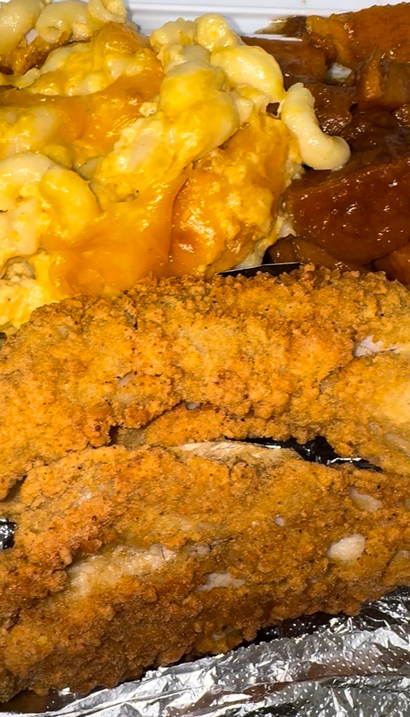 Fried Whiting w/ 2 Premium Sides.