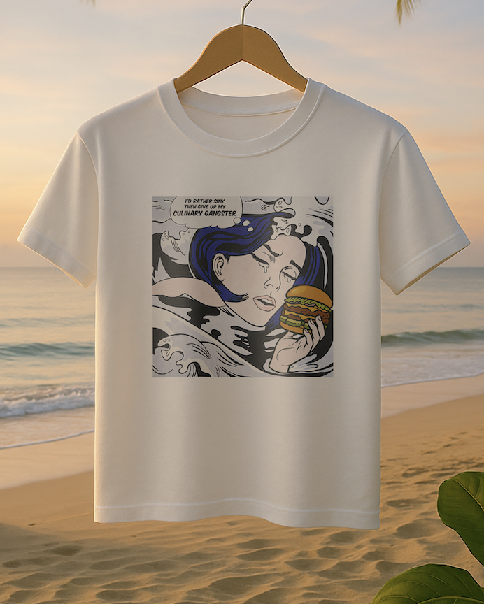Drowning women shirt.