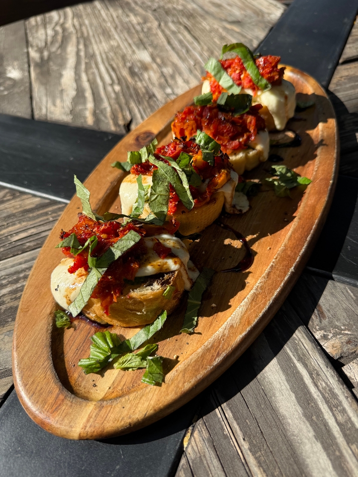 Seasonal Bruschetta.