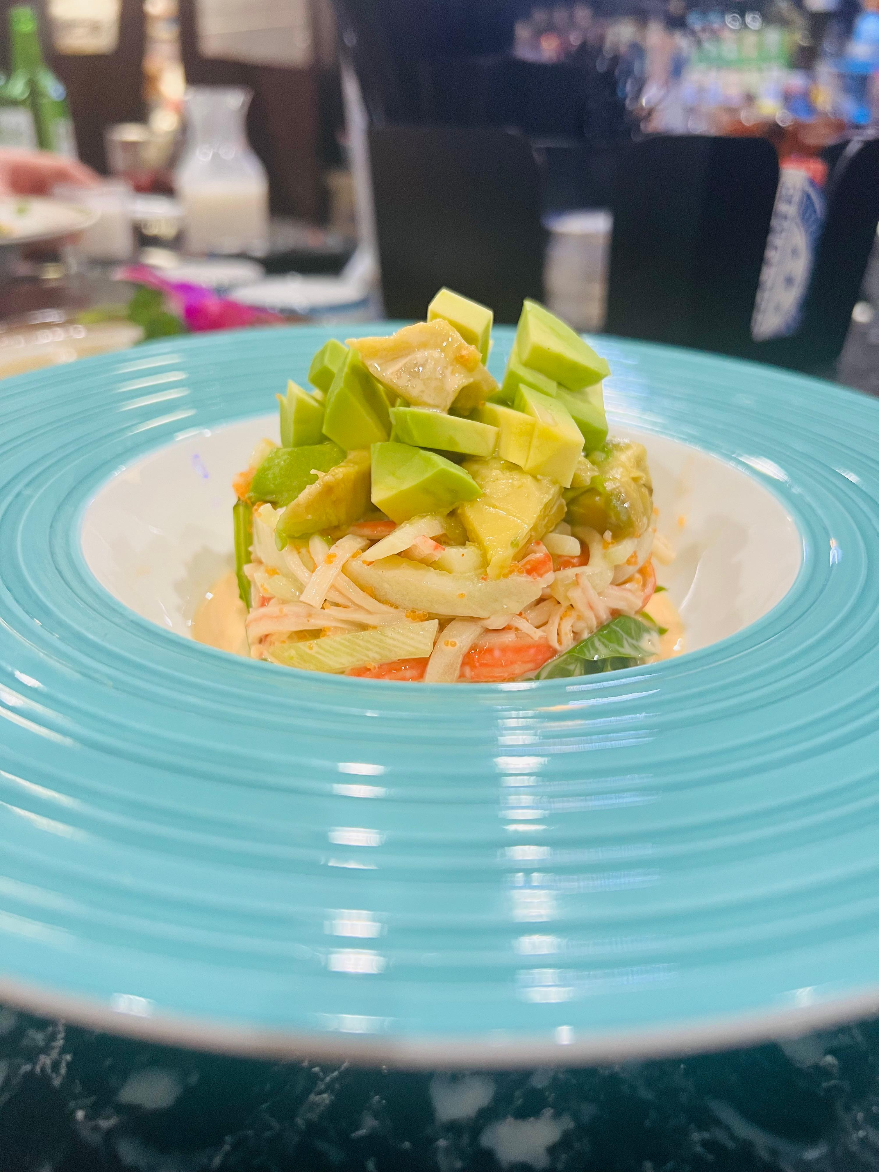 Avocado Kani Salad.