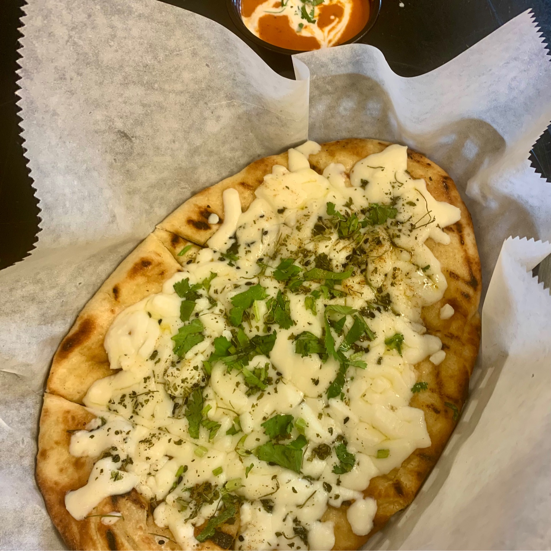 Dipping Naan....